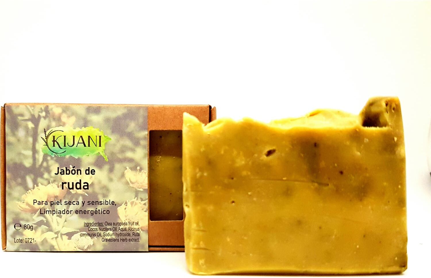 Kijani Shampooing Solide Cheveux Sensibles Charbon Actif 70 g