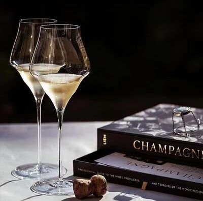 Discount Dollar Deals Luxury Superior Quality Crystal Wine Glass, Extremely Thin Handmade Flawless Champagne Cup 440ml Wine 1pcs