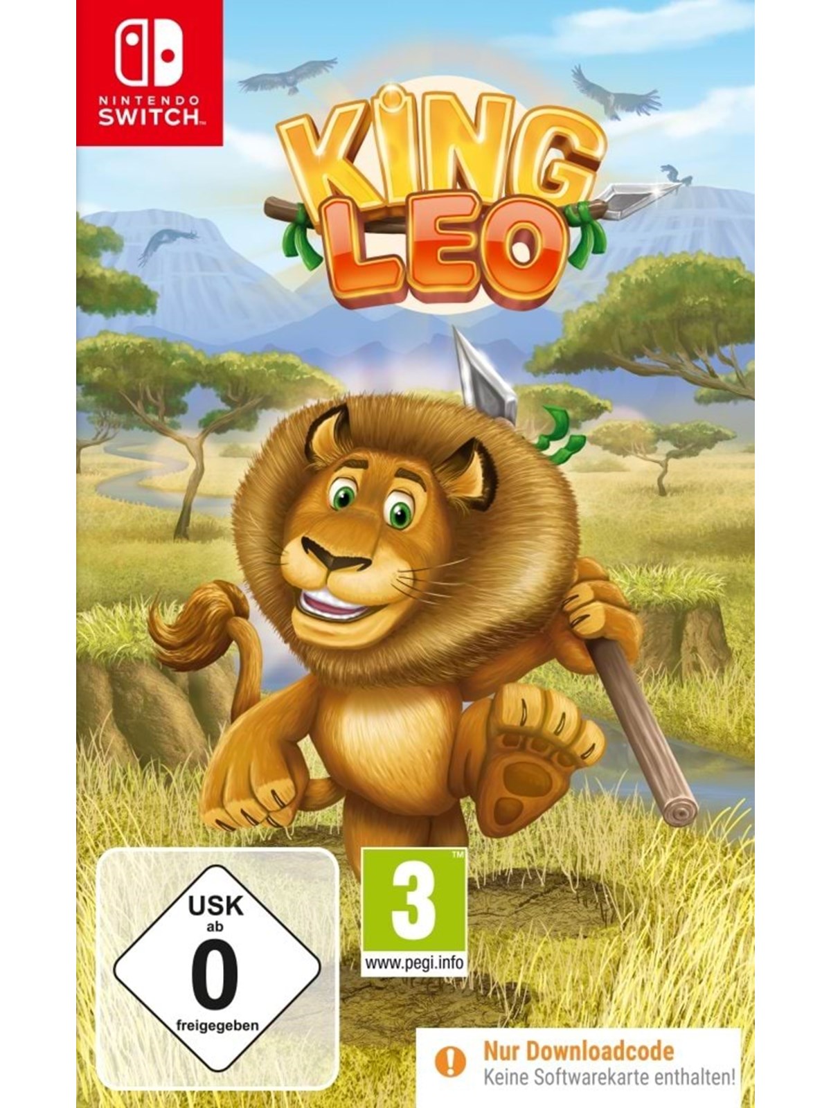 King Leo (Code in a Box) - Nintendo Switch - Abenteuer - PEGI 3