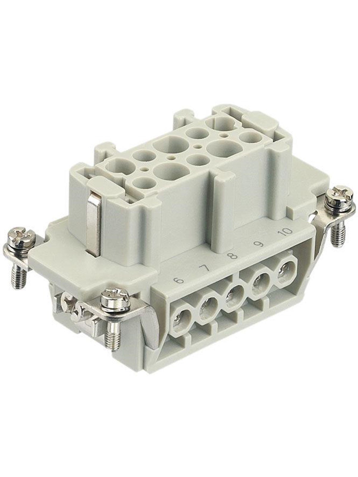 Harting Han E 10 pos female insert screw