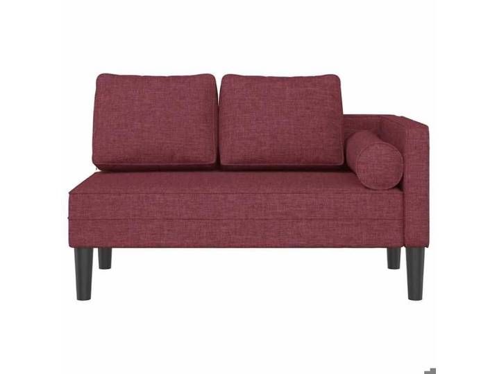 Chaise de canapé - Rouge - Chaise longue（1 PC) - Ergonomique∬érieur - avec coussins rouge bordeaux tissu C197887