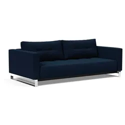 INNOVATION LIVING Schlafsofa Cassius Deluxe Stoff Blau Blue