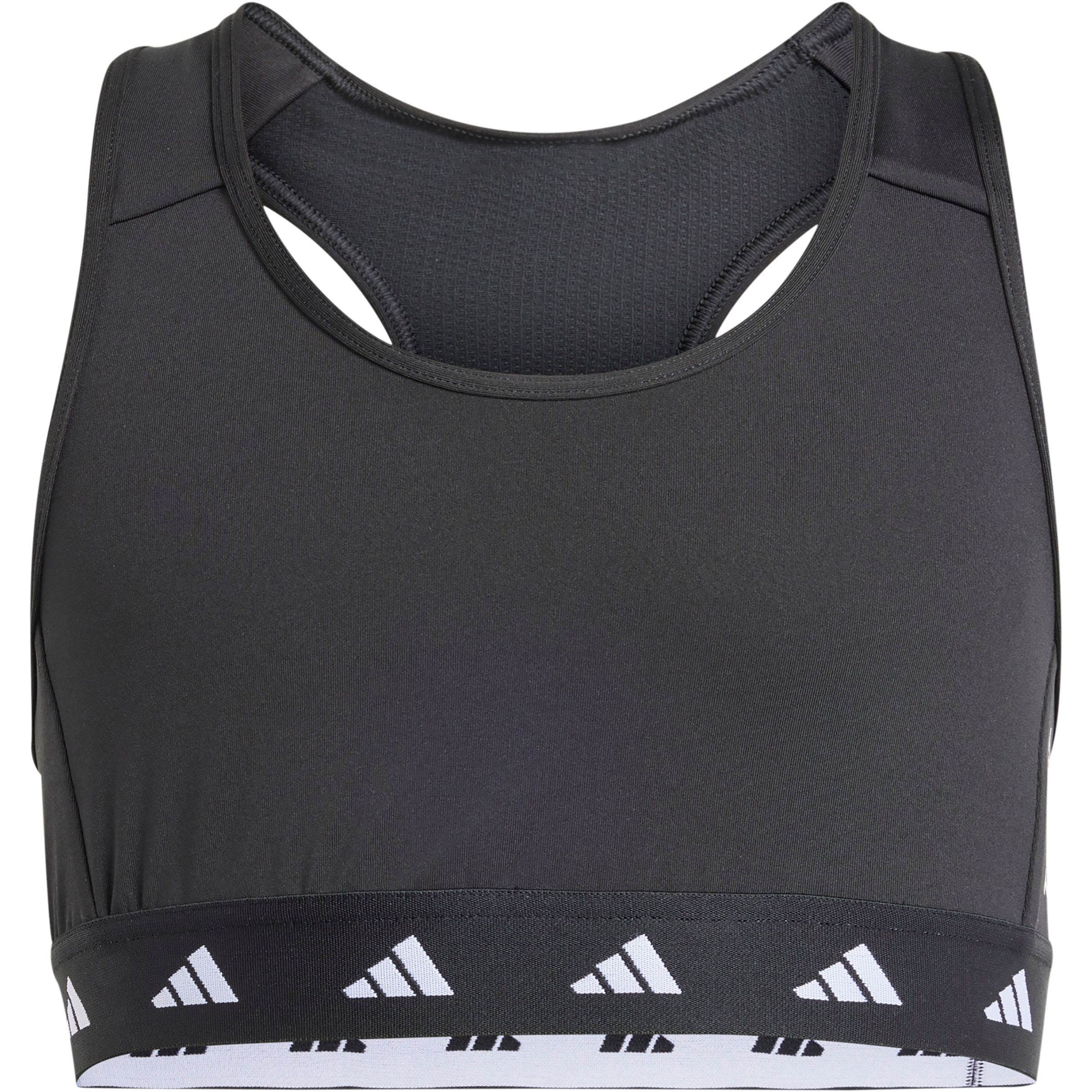 adidas Techfit Power React Sport BH Kinder Sport-BHs schwarz Größe 170 Yoga Elastisch