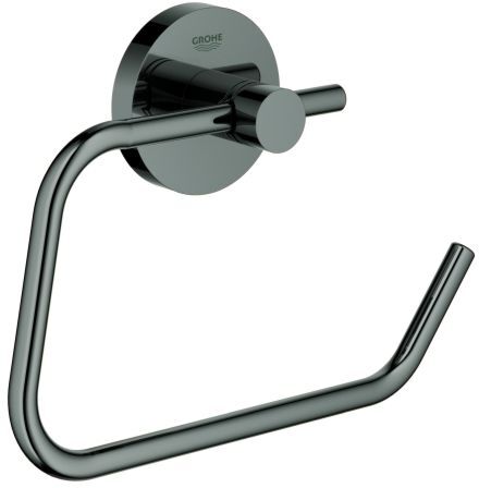 Grohe Essentials WC-Papierhalter 40689A01 hard graphite, ohne Deckel, verdeckte Befestigung