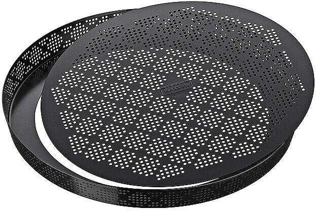 Kaiser Tarte-/ Quicheform mit Hebeboden 28cm Antihaft  schwarz B