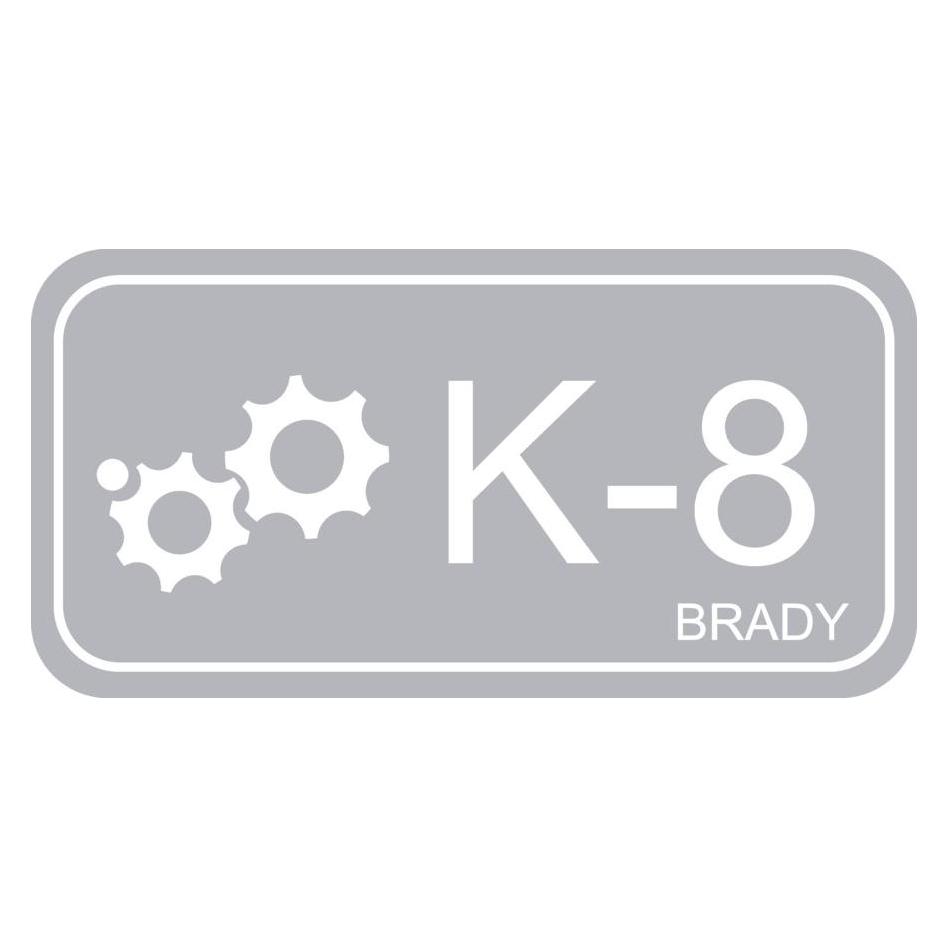 Brady B-7527, Polypropylen Schild, Energy Source Tag - Kinetic, 75 x 38mm, Grau auf Weiss, Beschrif (ENERGY TAG-K-8-75X38MM-PP/25)