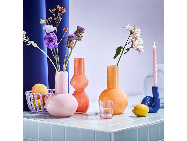 Vase Ø 19cm Pink/Pink