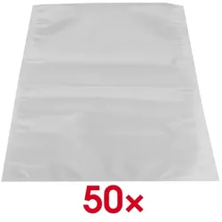 Papstar 50 Siegelrandbeutel transparent - 60 x 40 cm transparent