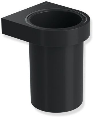 Hewi System 800 Becher 800.04.11060CV Halter und Becher schwarz tiefmatt, pulverbeschichtet