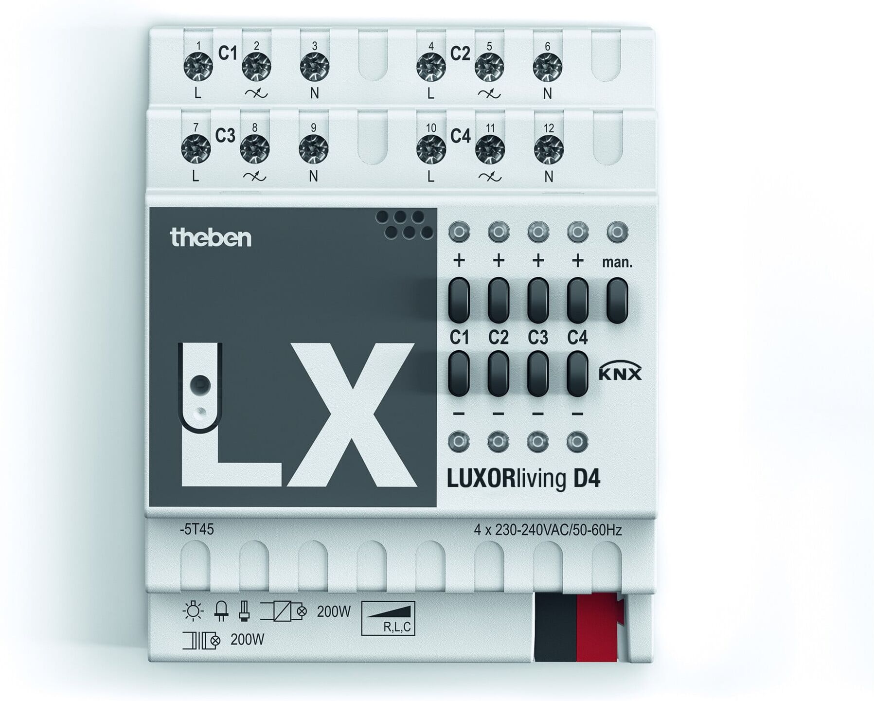 Theben Smart Home-System 4 Kanäle LUXORliving D4 (4800475)