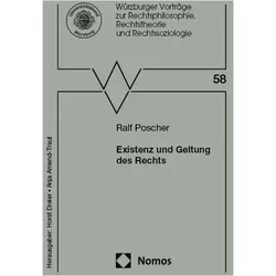 Existenz und Geltung des Rechts, Fachbücher von Ralf Poscher