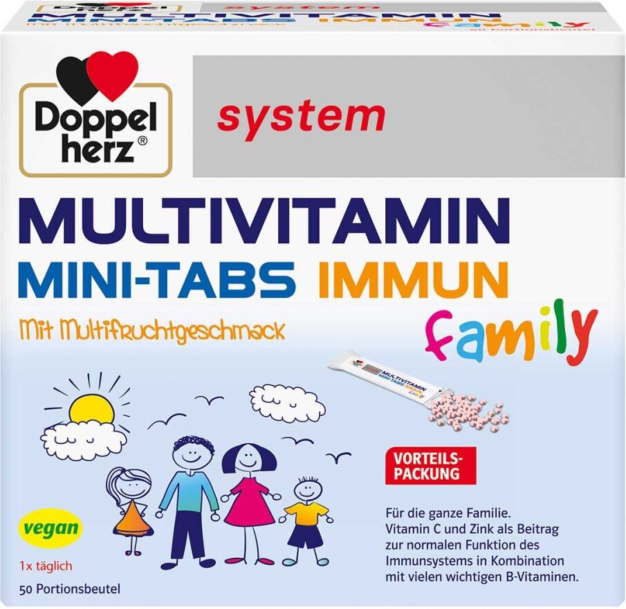 Doppelherz Multivitamin Mini-Tabs Family System 50stk