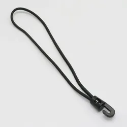 10 Gummispanner mit Haken schwarz | 250 mm, Latex