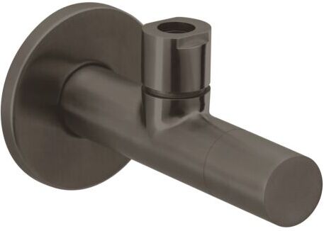 Herzbach Design iX PVD Eckventil 21.954780.1.40 mit Rosette, Black Steel