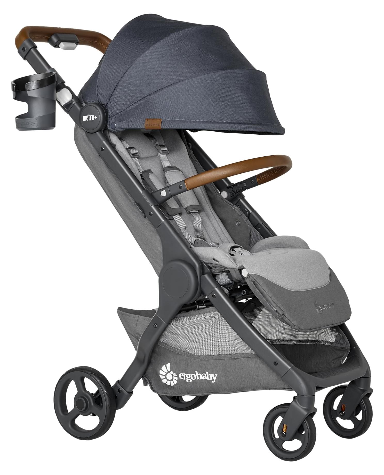 Ergobaby Metro+ Deluxe Kinderwagen Buggy mit Liegefunktion, Premium Kinder-Buggy