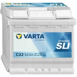 VARTA Autobatterie Blei-Säure 12V 52Ah 470A rechts 207x175x190 mm