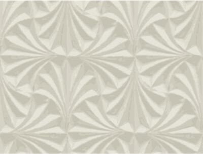 Candice Olson Sculpted Taupe Fans Wallpaper