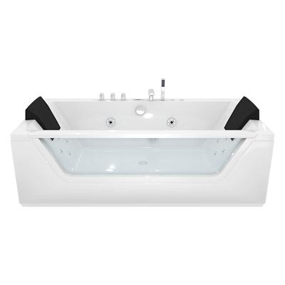 Whirlpool mit Reinigungsfunktion, Pool Badewanne Wanne AcquaVapore W83R-TH-B ohne +0.-€