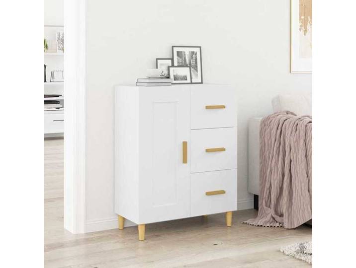 Buffet - Bahut/Commode couloir Blanc Magnifique Buffet Blanc 69 5x34x90cm - bois d'ingénierie CL9256360