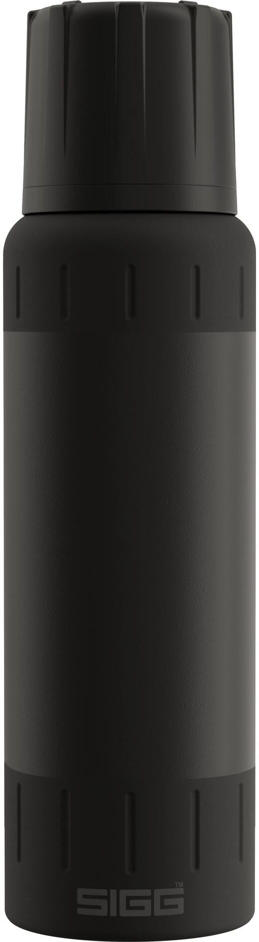 Isolierflasche SIGG "Alpine Star 1.0 l", schwarz, Trinkflaschen, 1.000ml, Edelstahl, Isolierflasche, BPA-frei, H:30,7cm schwarz 1.000ml