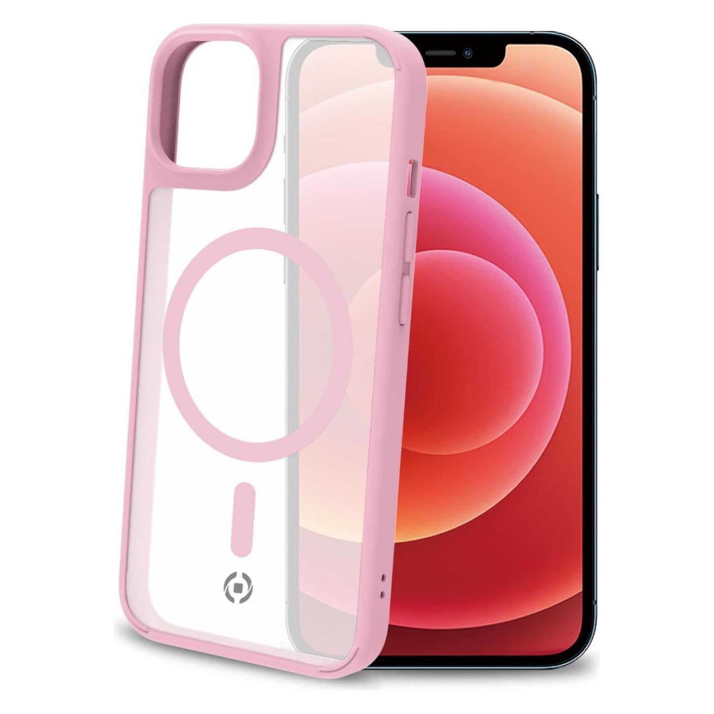 Celly Magmatt Handytasche 17 cm (6.7') Hülle Rosa, Transparent (Apple iPhone 14 Plus) (MAGMATT1026PK)