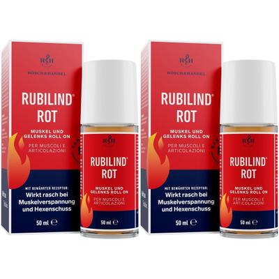 Rubilind rot Muskel und Gelenks Roll-on 2x 2x50 ml Roller
