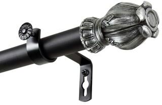 InStyleDesign Majesty 1 inch Diameter Adjustable Curtain Rod