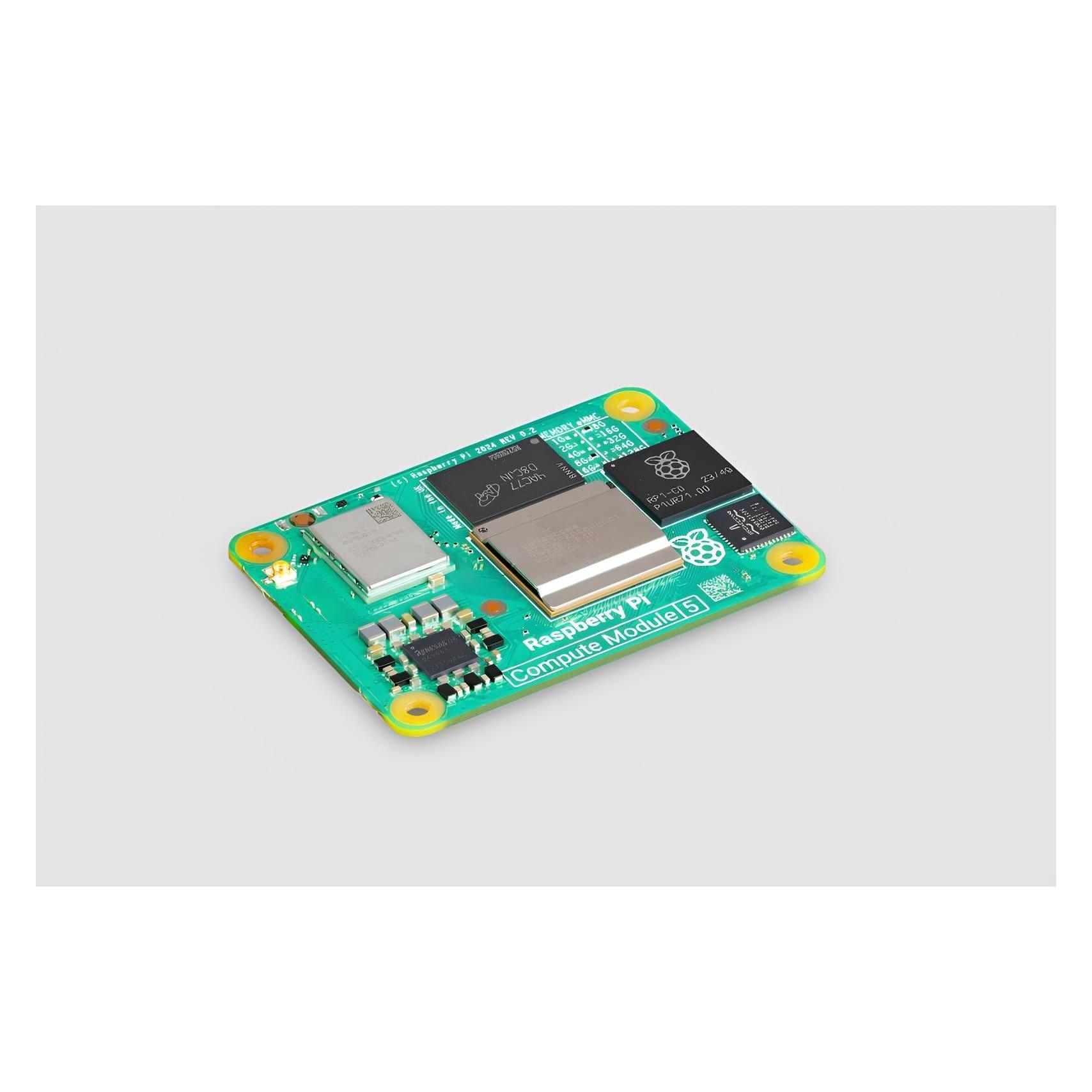 Raspberry Pi Compute module 5 / 4GB (WiFi = yes) (Stockage eMMC 64GB) (SC1596)