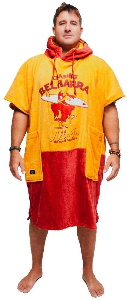 All-In  - V-Poncho Men Beach Crew Chasing 25 - Poncho de bain