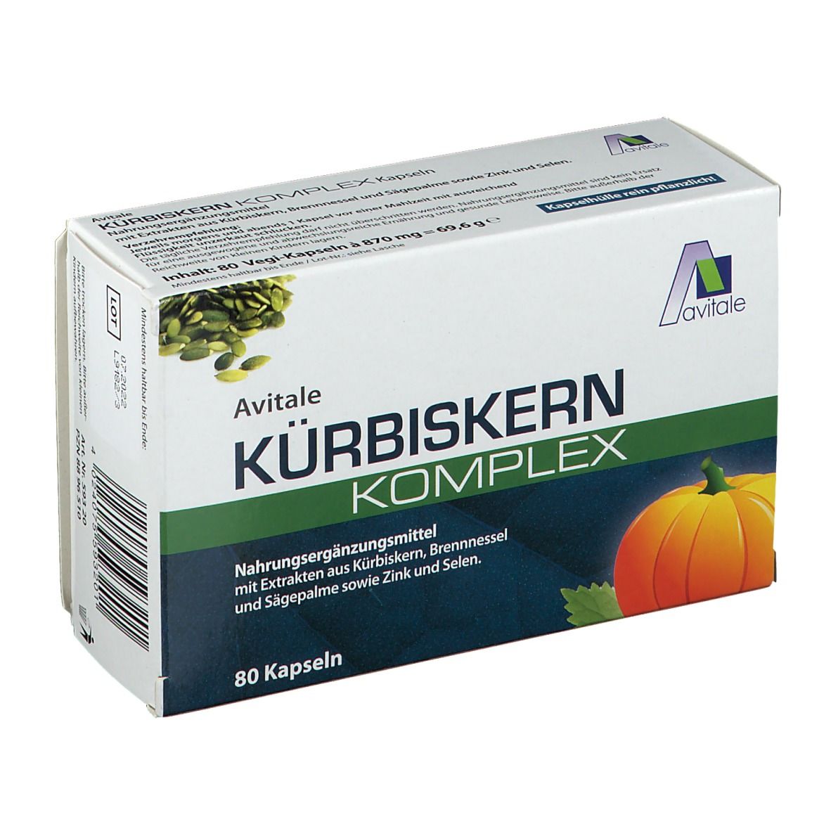Kürbiskern Komplex Kapseln 80 St