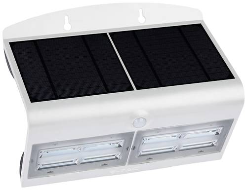 V-TAC 8278 VT-767-7-W Solar-Wandlampe LED 7.00W Weiß, Schwarz
