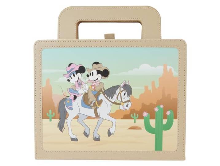 Loungefly Disney by Carnet de notes Western Mickey and Minnie lunchbox