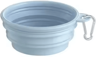 Inspire Picks Collapsible Silicone Dog Bowl Portable Travel Food & Water Bowl For Dogs And Cats blue 1000ml