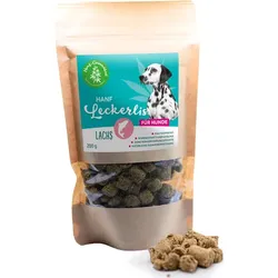 Hanf Gesundheit Leckerlis für Hunde, Lachsgeschmack 200 g
