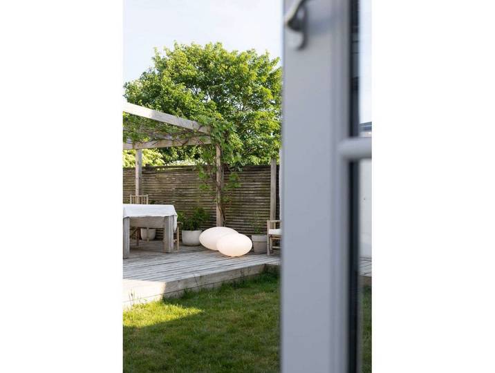 Eggy Pop Out Lampe d'Extérieur Ø55 (3m) Opal White - Cph Lighting - Terrasse - Plastique
