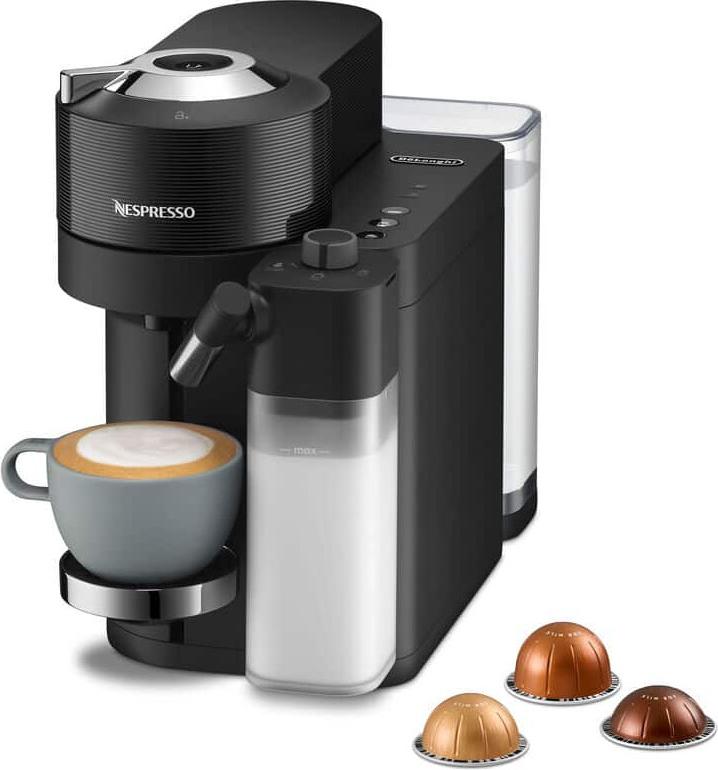 De'Longhi Nespresso Vertuo Lattissima ENV300.B, Pad-Kaffeemaschine, 1,8 l, Kaffeekapsel, Kaffeepad, 1450 W, Schwarz
