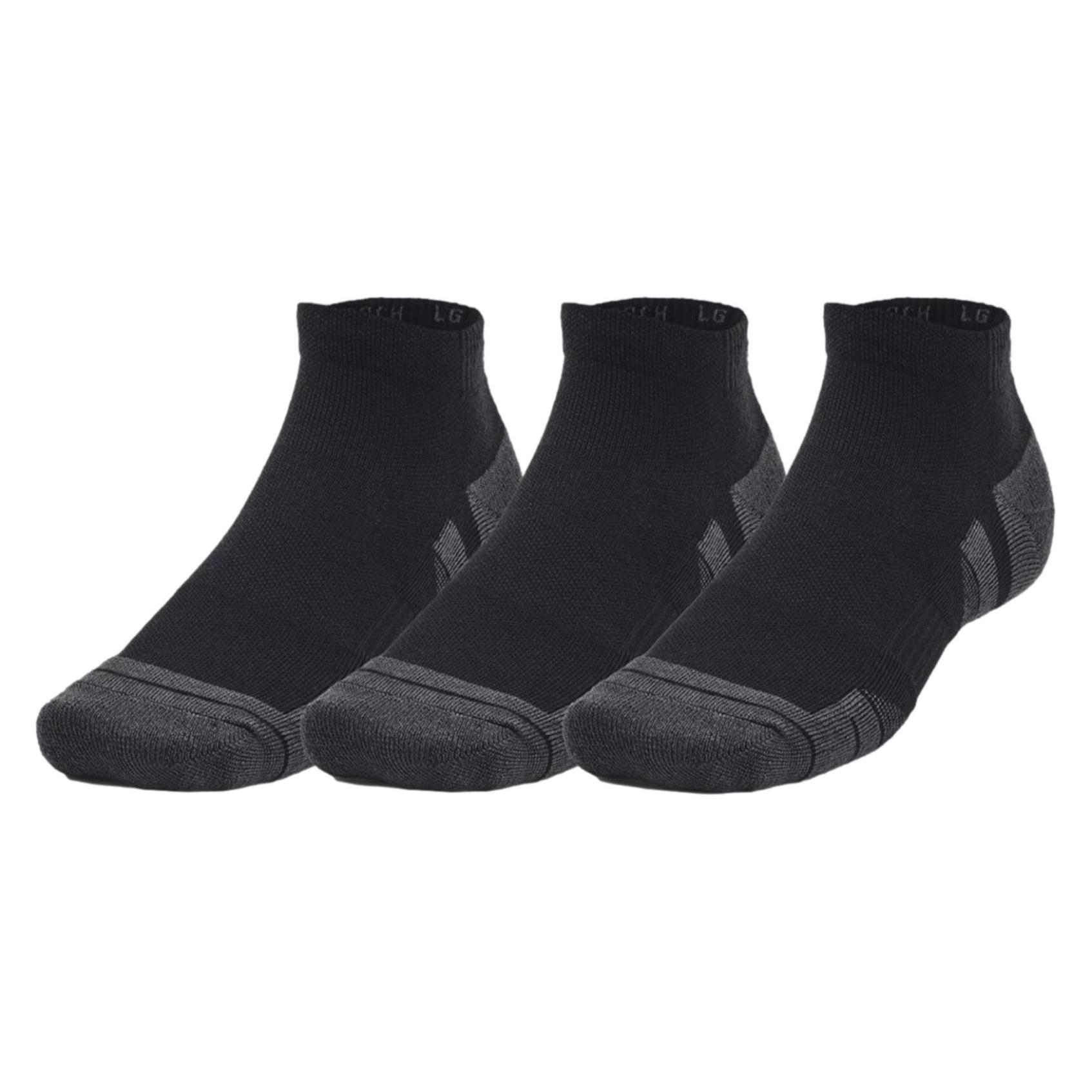 Under Armour NOS UA Performance Tech 3pk Lo Black L (42 - 47.50) (1379504)