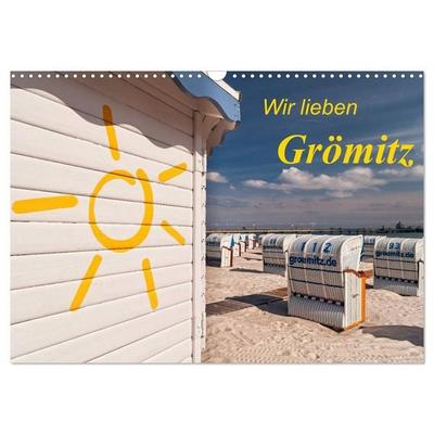 Wir lieben Grömitz (Wandkalender 2027 DIN A3 quer), CALVENDO Monatskalender