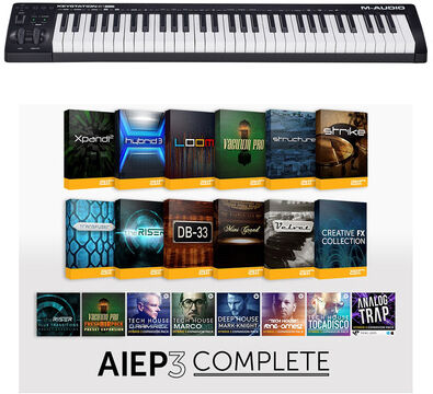 M-Audio Keystation 61 MK3-AIEP3 Bundle