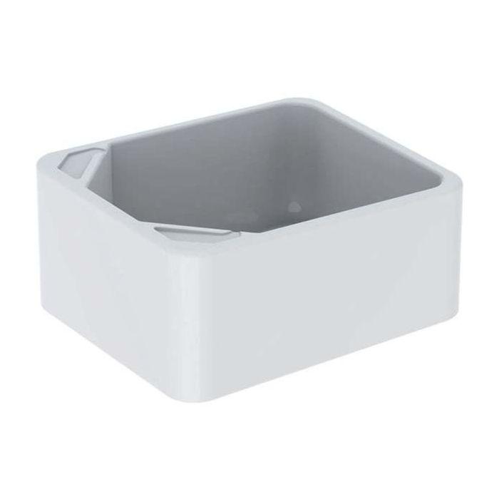 Geberit Publica Fußbecken 108000600 39 x 48 cm, ohne Überlauf, weiß KeraTect