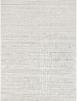 Exquisite Rugs Lotus hand-tufted Wool/Bamboo Silk Ivory Area Rug