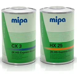 2Ltr. Set MIPA CX3 HS Express-Klarlack inkl. HX25 Härter normal