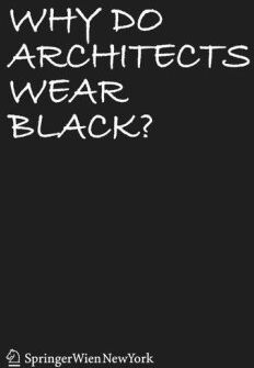 Cordula Rau - Why Do Architects Wear Black? - Preis vom 19.10.2026 19:33:35 h