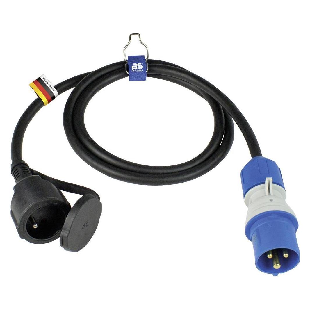 As - Schwabe CEE Adapterleitung Französicher Standard Typ E (Typ E) (861408)