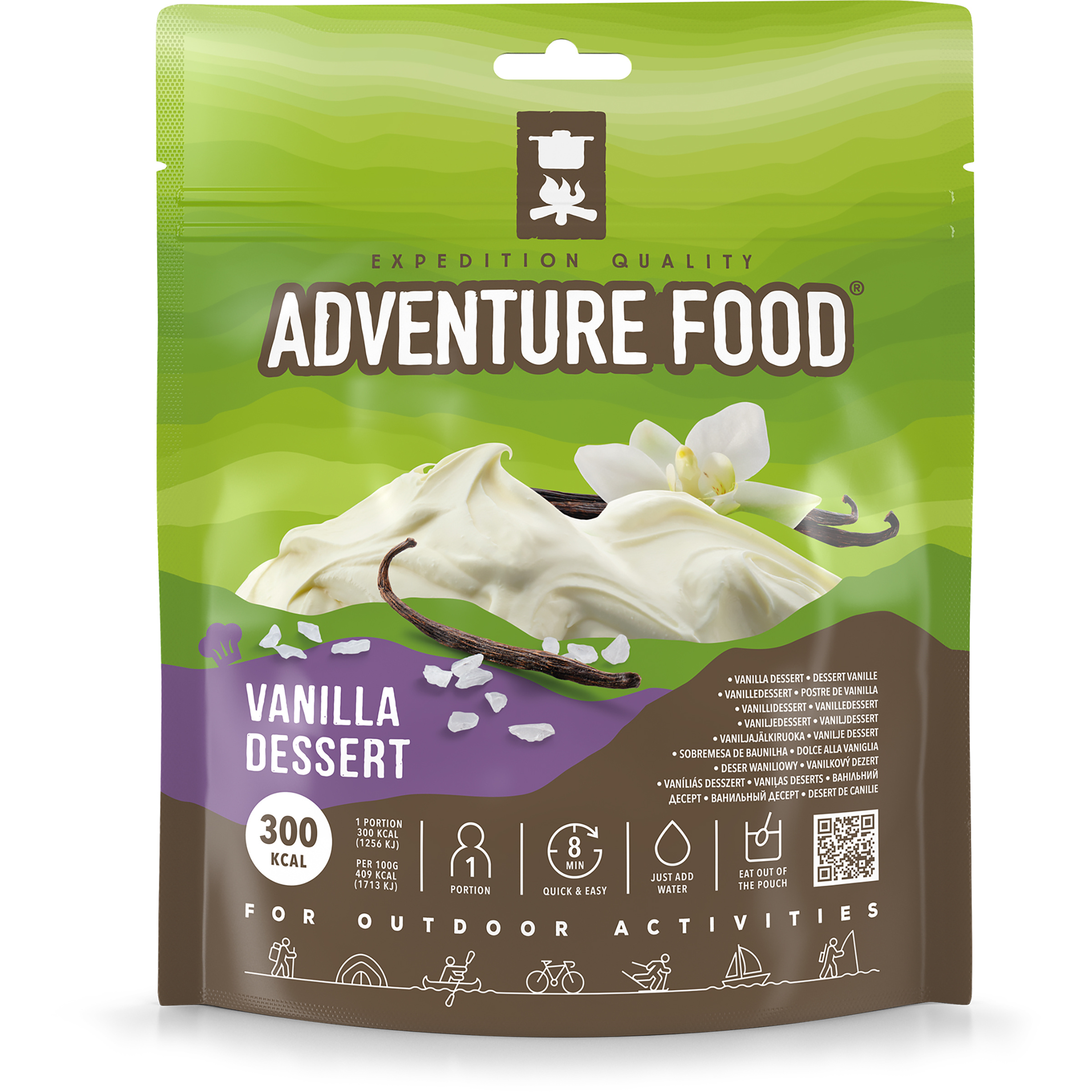 Adventure Food Vanilla Desert Trekkingnahrung Größe Einzelpackung