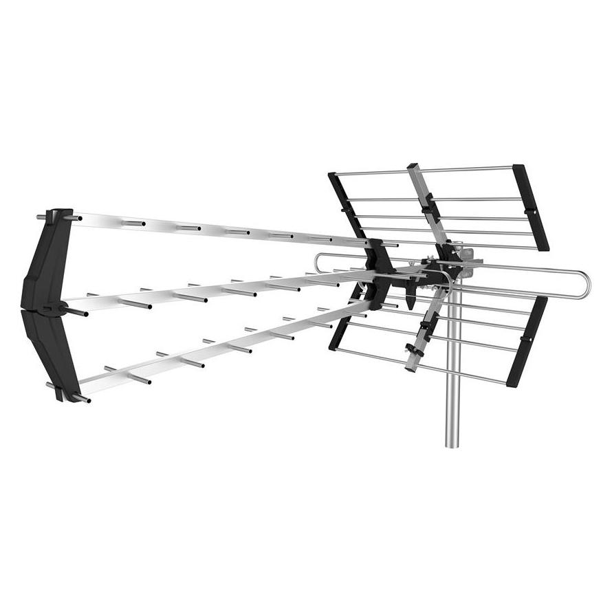 Cabletech Passive Richtantenne für digitales terrestrisches Fernsehen DVB-T2 (Parabolantenne, DVB-T / -T2) (ANT0640)