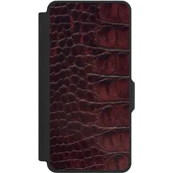 Nivocase Klapphülle für Samsung Galaxy S26+ Handyhülle aus Kunst Leder NIVOflip schwarz Animalprint (Samsung Galaxy S26+), Smartphone Hülle, Schwarz