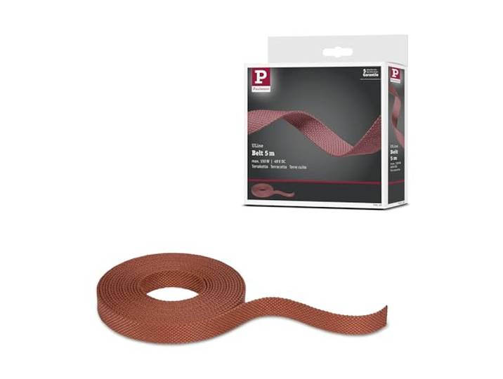 Paulmann 94636 ULine Gurt 5m Dacron Textil Kupfer Terracotta