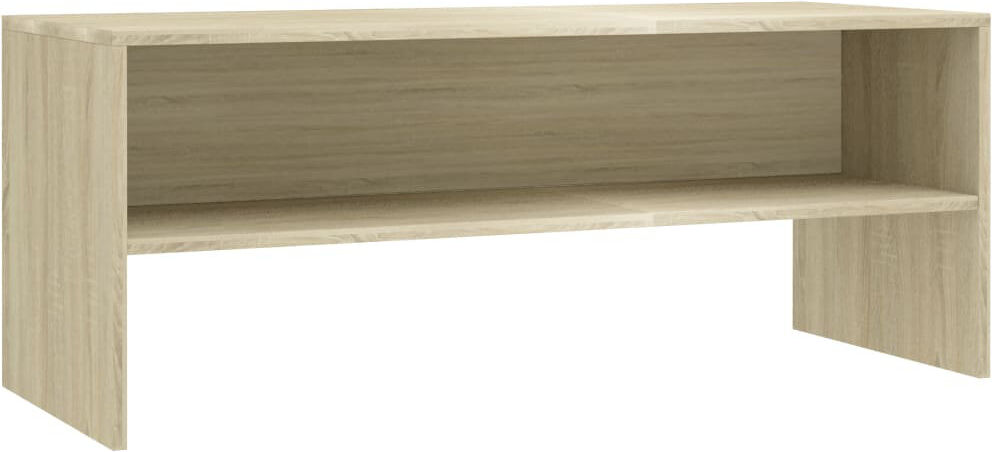 Ebern Designs Havard TV Stand Sonoma Oak 40cm H x 100cm W x 40cm D