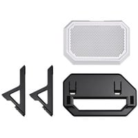 Chassis-Ständer-Kit für The Tower 600 Snow schwarz/weiß, zum horizontalen Aufstellen